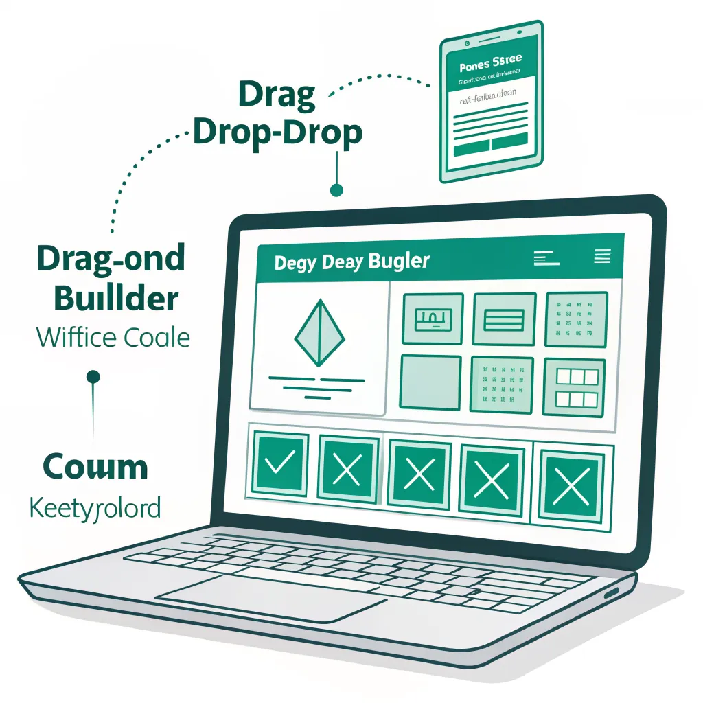 No coding required with free AI website builder