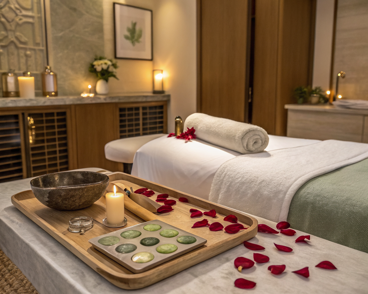 Spa Website Builder - Facial Treatment Room
