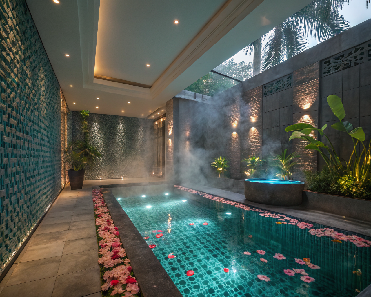 Spa Website Design - Hydrotherapy Pool